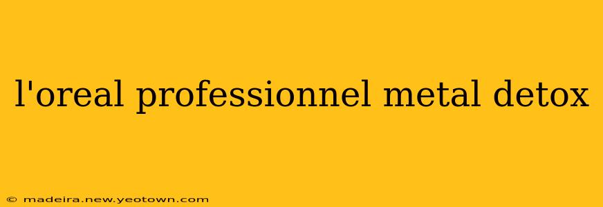l'oreal professionnel metal detox