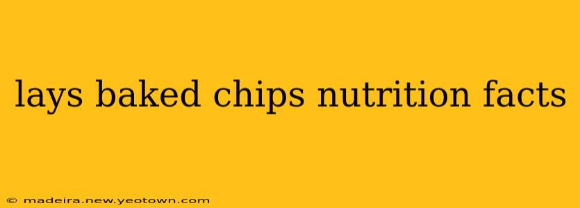 lays baked chips nutrition facts