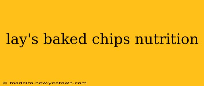 lay's baked chips nutrition