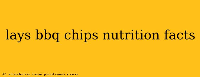 lays bbq chips nutrition facts