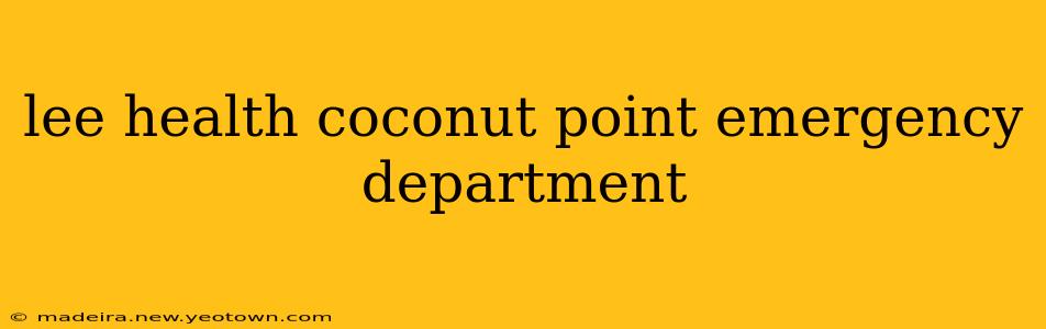 lee health coconut point emergency department