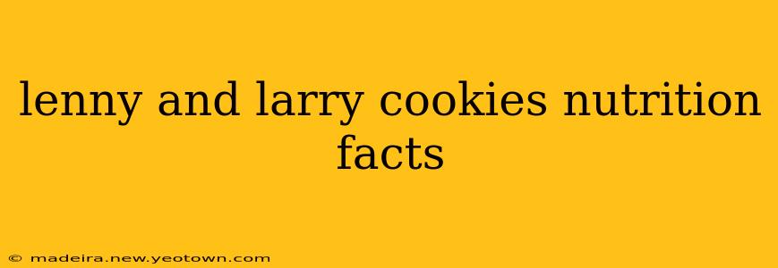 lenny and larry cookies nutrition facts