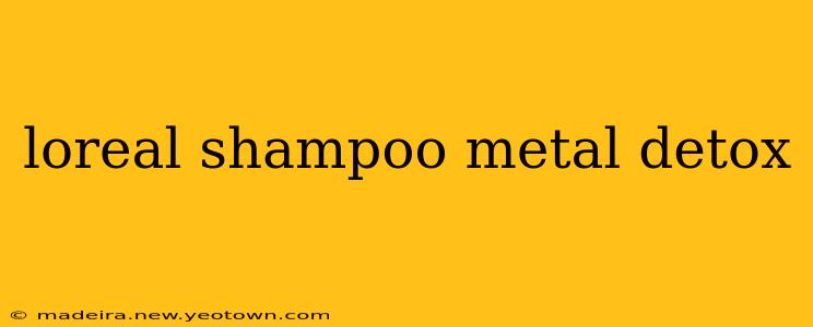 loreal shampoo metal detox