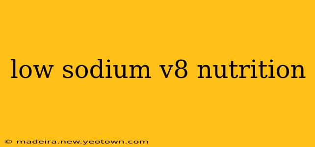 low sodium v8 nutrition