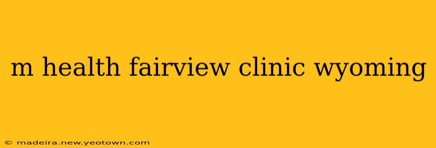 m health fairview clinic wyoming