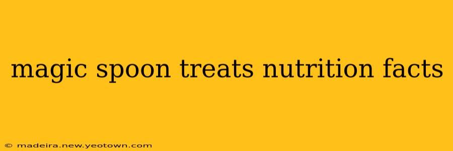 magic spoon treats nutrition facts