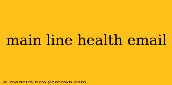 main line health email