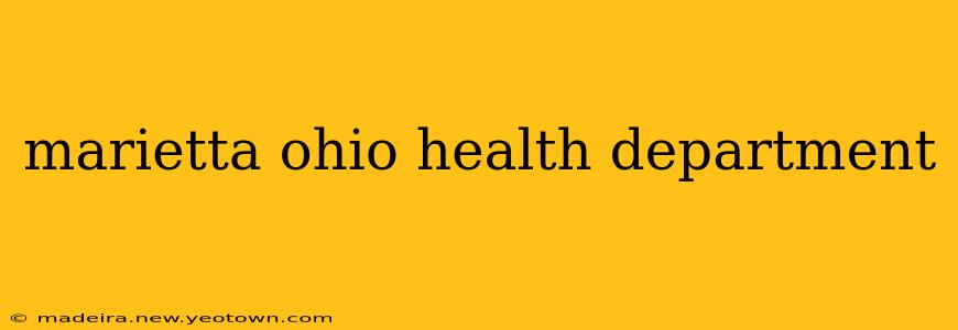 marietta ohio health department