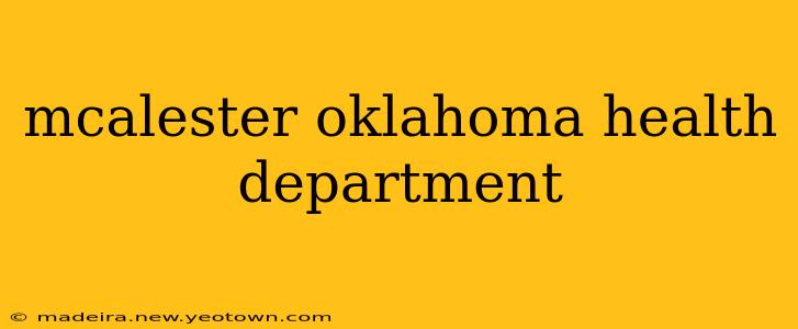 mcalester oklahoma health department
