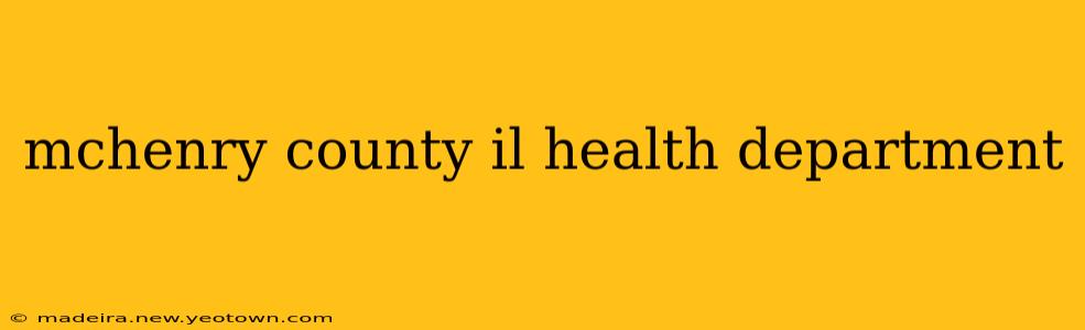 mchenry county il health department