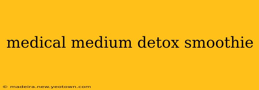 medical medium detox smoothie