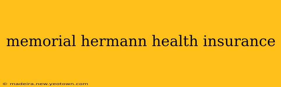 memorial hermann health insurance