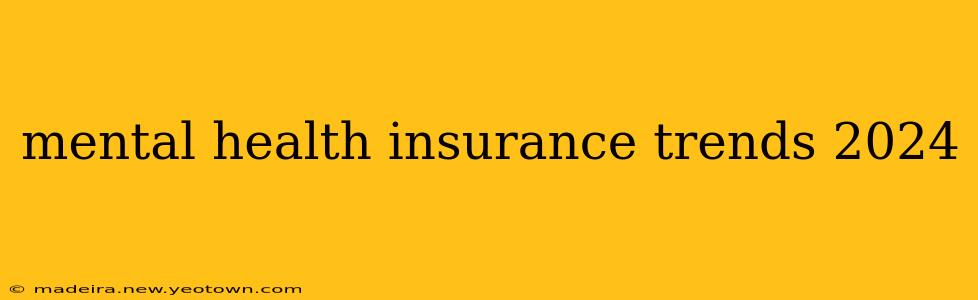mental health insurance trends 2024