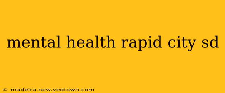 mental health rapid city sd