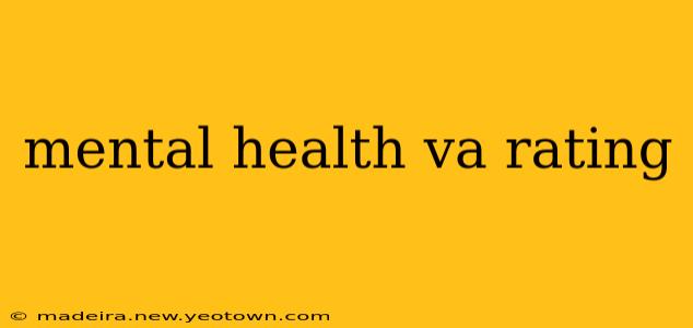 mental health va rating