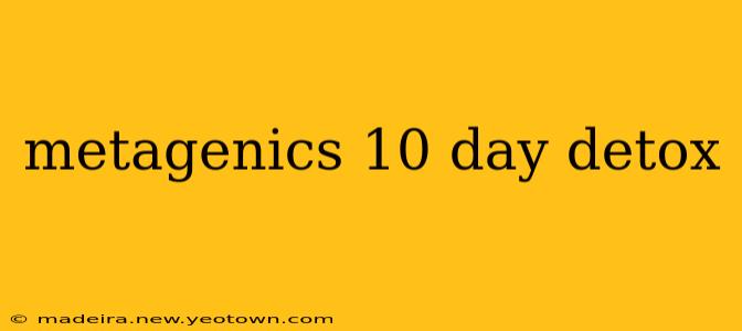 metagenics 10 day detox