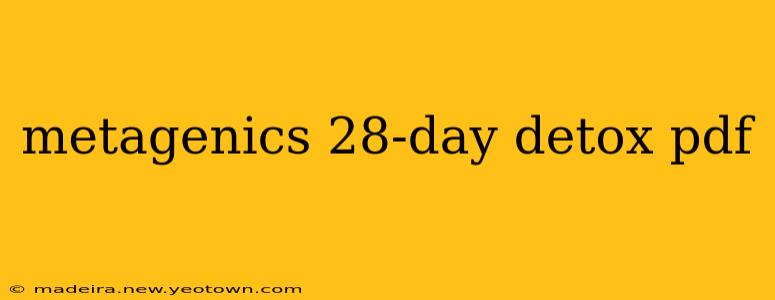 metagenics 28-day detox pdf