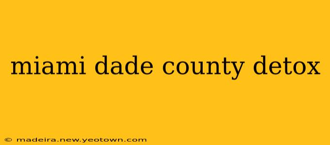 miami dade county detox