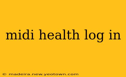 midi health log in