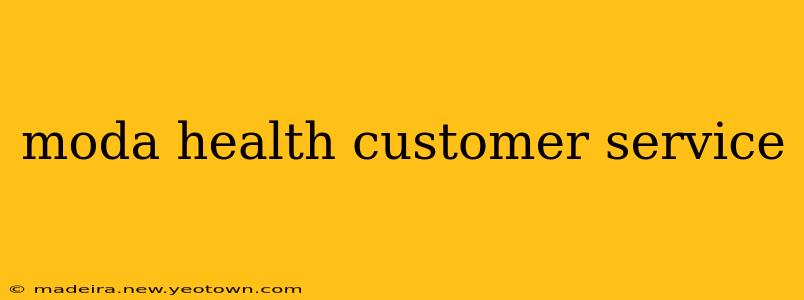 moda health customer service