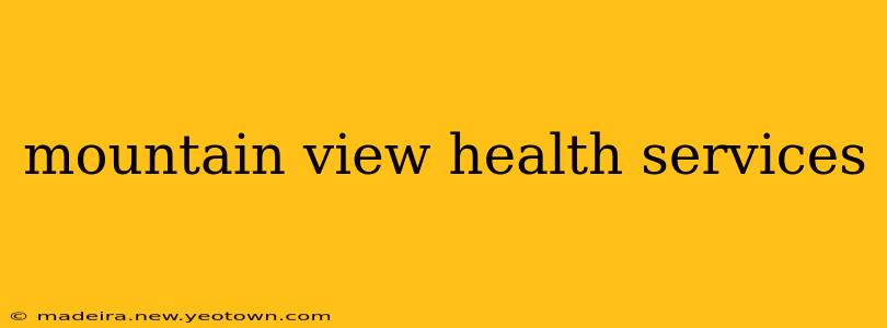 mountain view health services