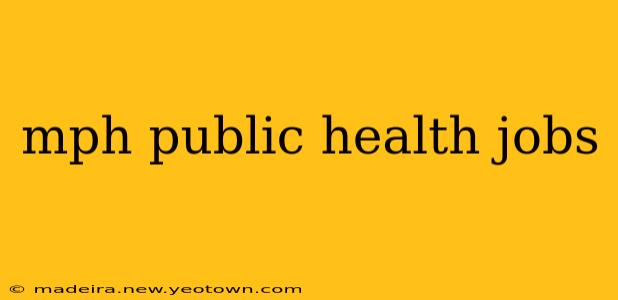 mph public health jobs