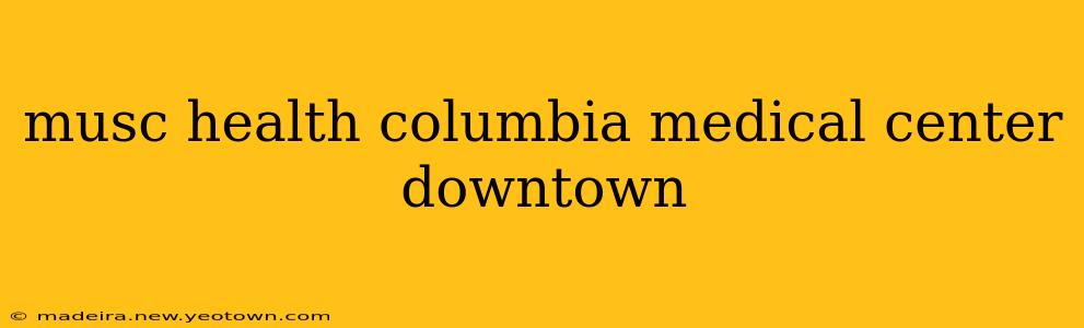 musc health columbia medical center downtown