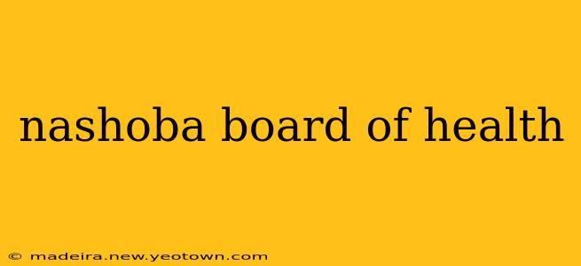 nashoba board of health