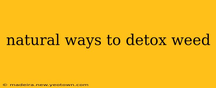 natural ways to detox weed