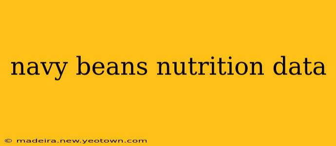 navy beans nutrition data
