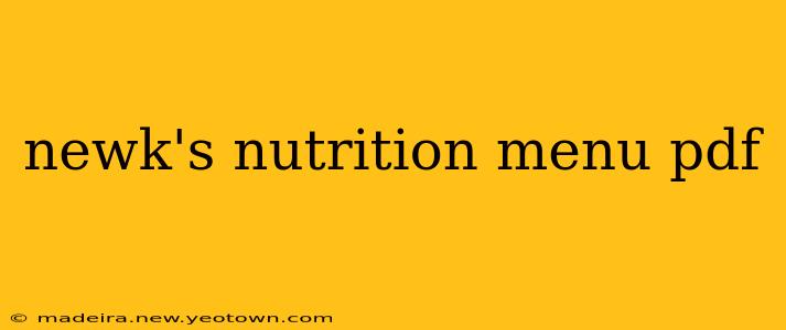 newk's nutrition menu pdf