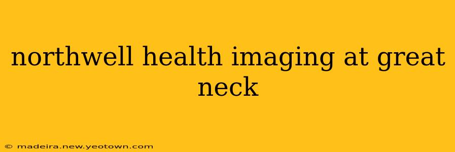 northwell health imaging at great neck