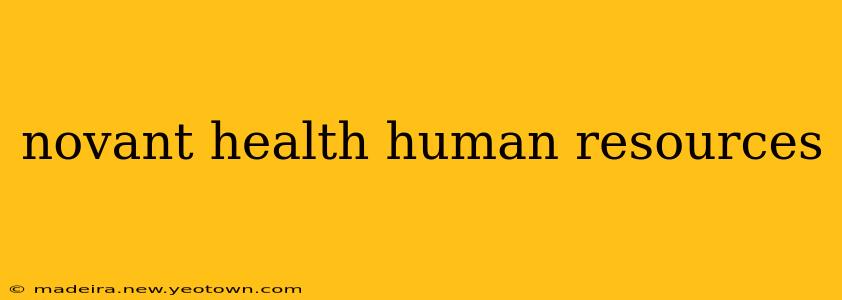 novant health human resources