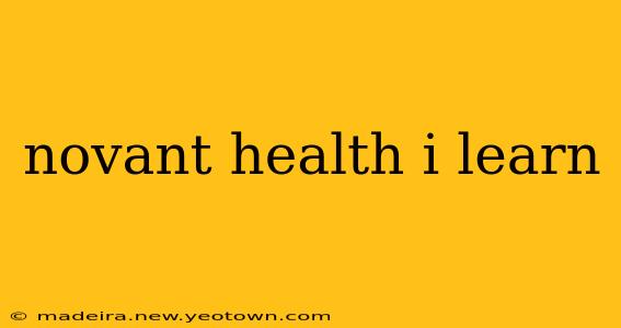 novant health i learn