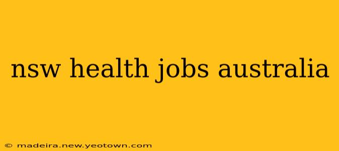 nsw health jobs australia