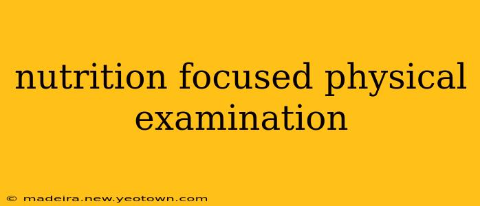 nutrition focused physical examination