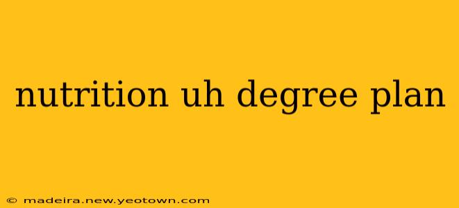 nutrition uh degree plan