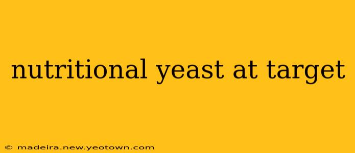 nutritional yeast at target