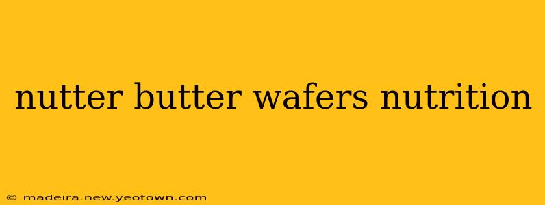 nutter butter wafers nutrition