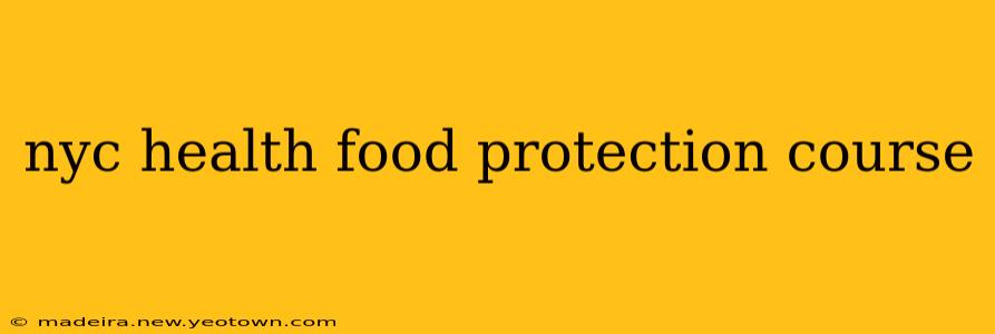 nyc health food protection course