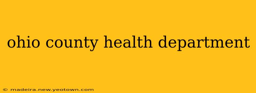 ohio county health department