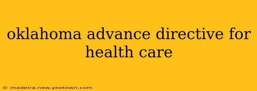oklahoma advance directive for health care