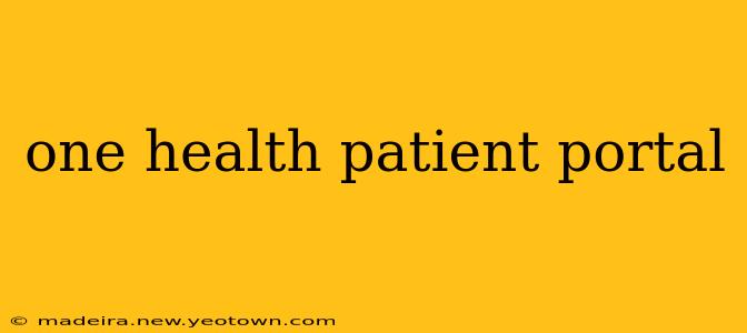 one health patient portal