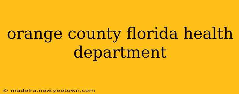 orange county florida health department