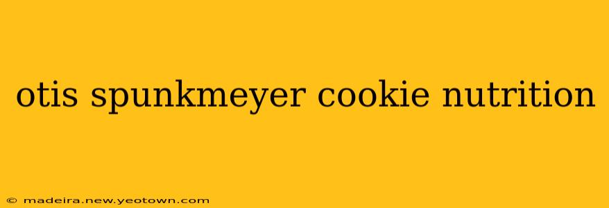 otis spunkmeyer cookie nutrition