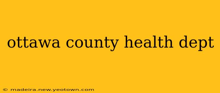 ottawa county health dept