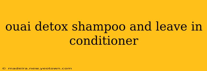 ouai detox shampoo and leave in conditioner