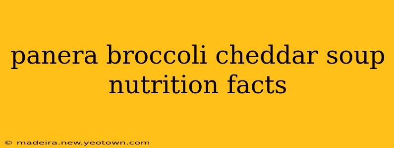 panera broccoli cheddar soup nutrition facts