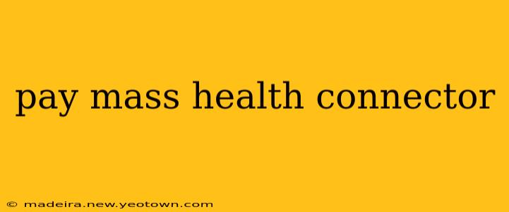 pay mass health connector