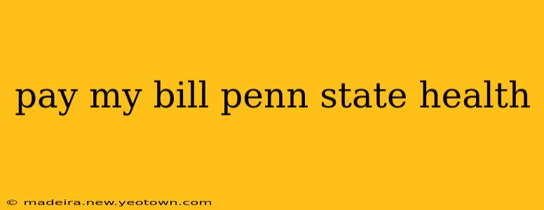 pay my bill penn state health